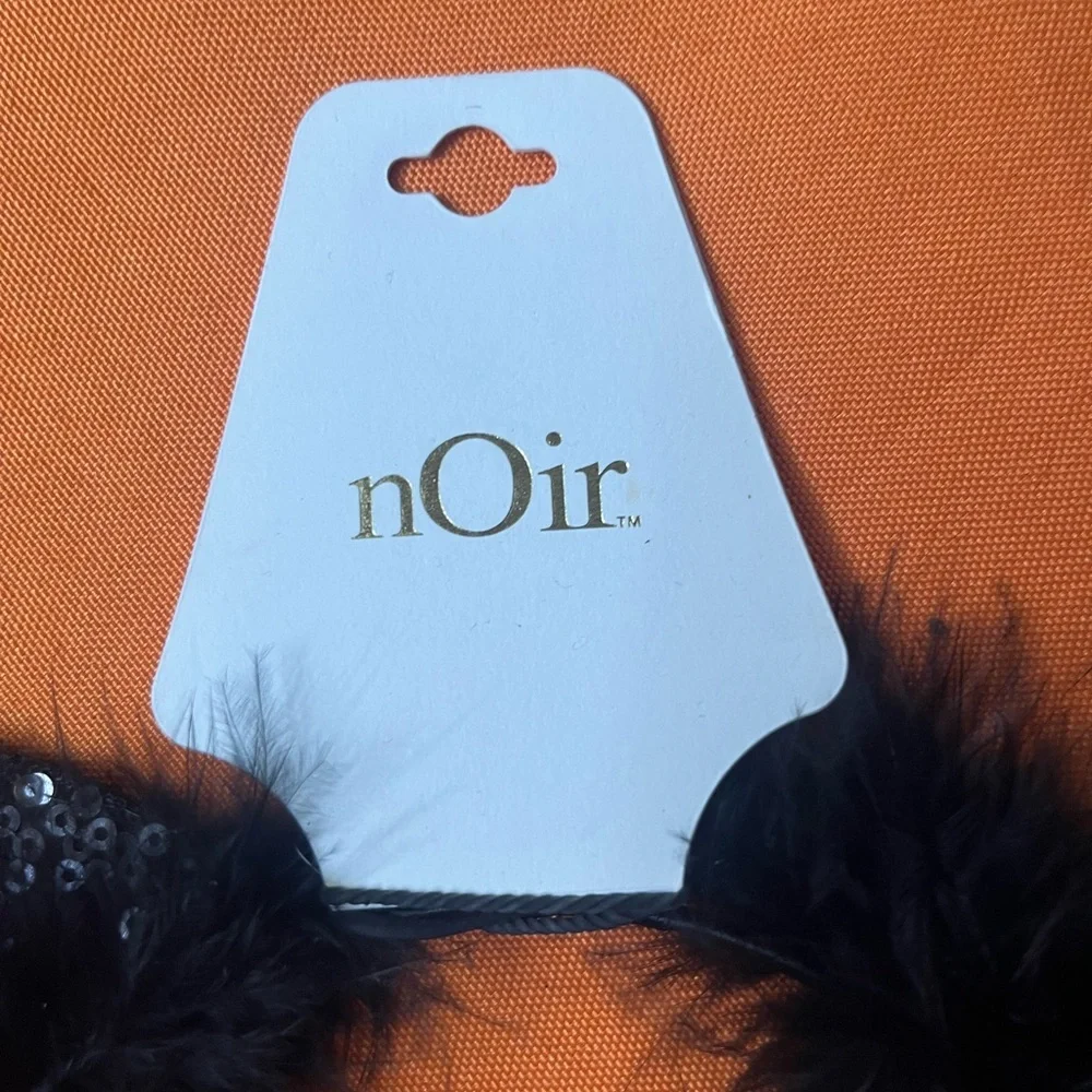 6/$25 nOir Jewelry Black Cat Ears Headband - Picture 5 of 11